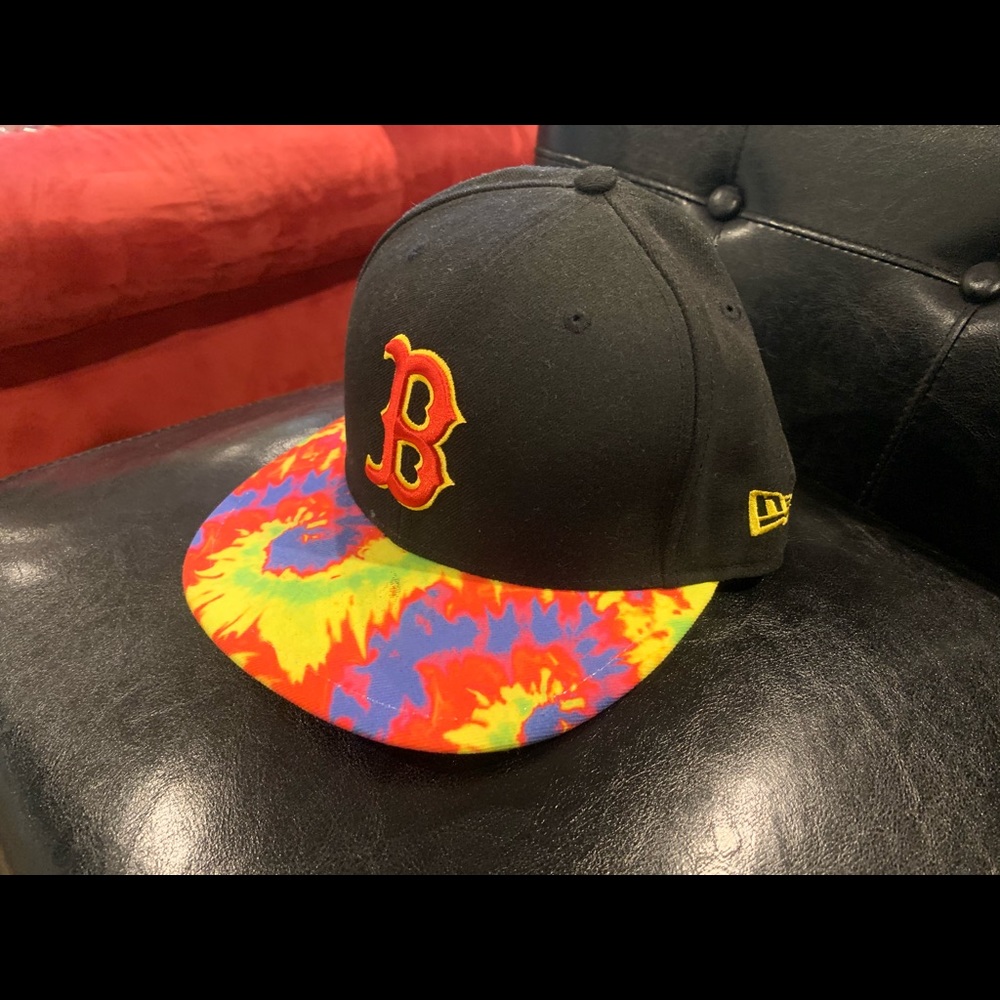 COPY - Boston Red Sox hat tie die new era 59 fift…